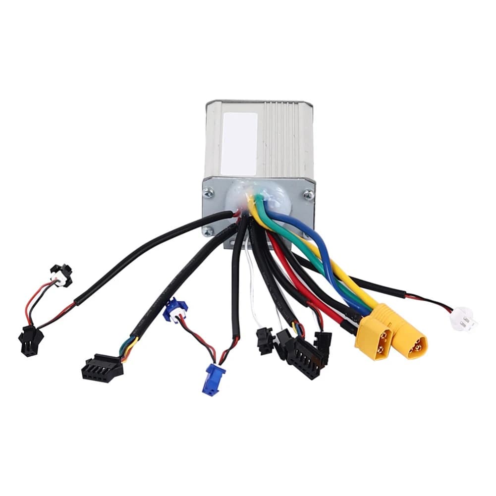 48V 20A 1000W Brushless Controller For Kukirin G2 Electric Scooter Aluminium Alloy Heat Dissipation Silver Replacement Part