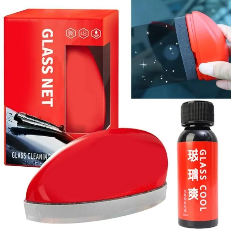 Auto vetro lucido Mouse parabrezza pulizia olio rimozione pellicola forte rimozione macchia vetro rivestimento rinfrescante agente di placcatura in cristallo