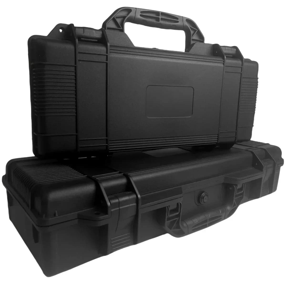 Scatola portaoggetti portatile rigida da 1 pezzo con inserto in schiuma, organizer per attrezzi antiurto per uso esterno e in officina