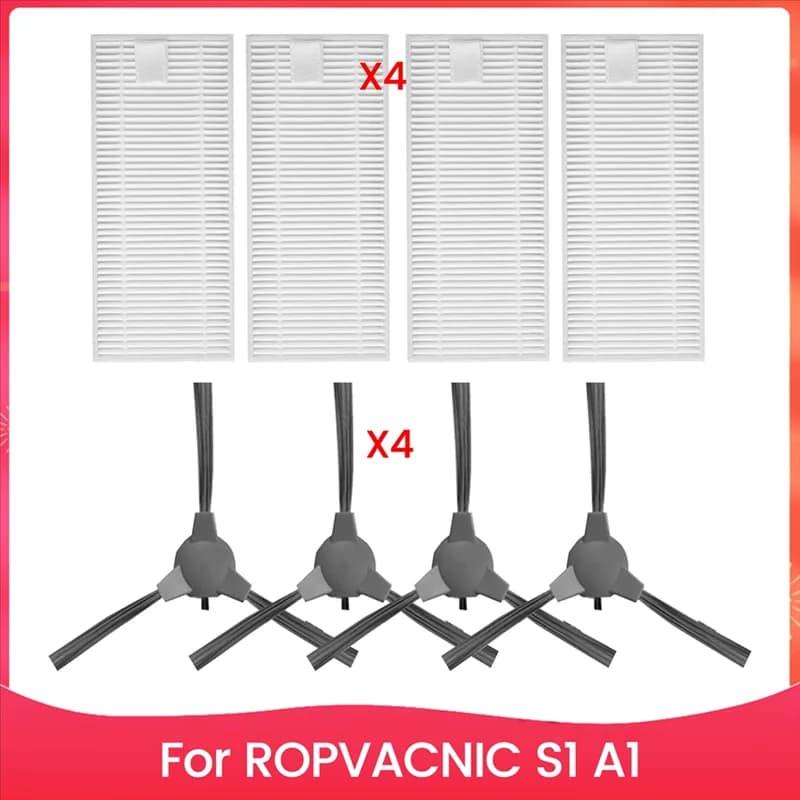B89B-Pezzi di ricambio per robot aspirapolvere Forropvacnic S1 A1, accessori, spazzola laterale, filtri Hepa