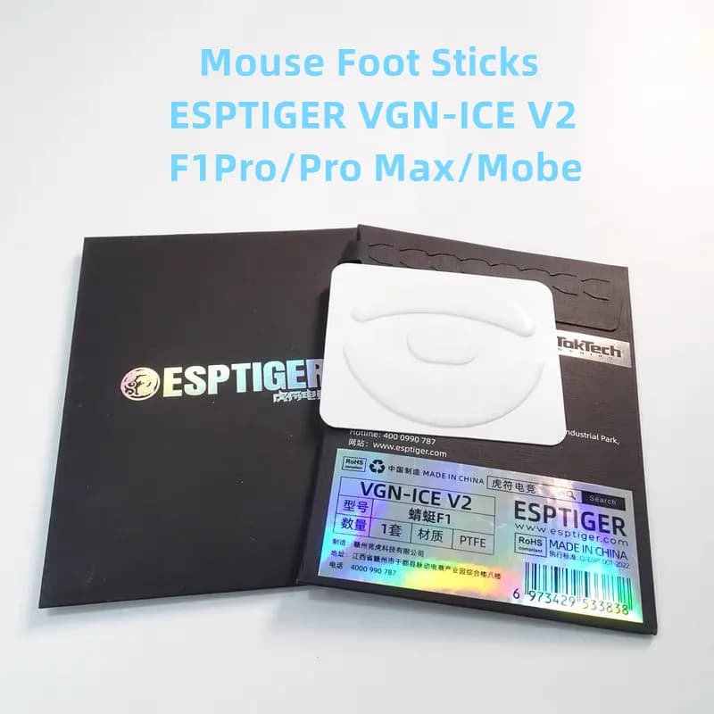 Nuovi adesivi Esports Tiger VGN -ICE V2 F1Pro Pro Max Mobe VXE-ICE-V2 R1 SE Pro ProMax Adesivi per piedi del mouse