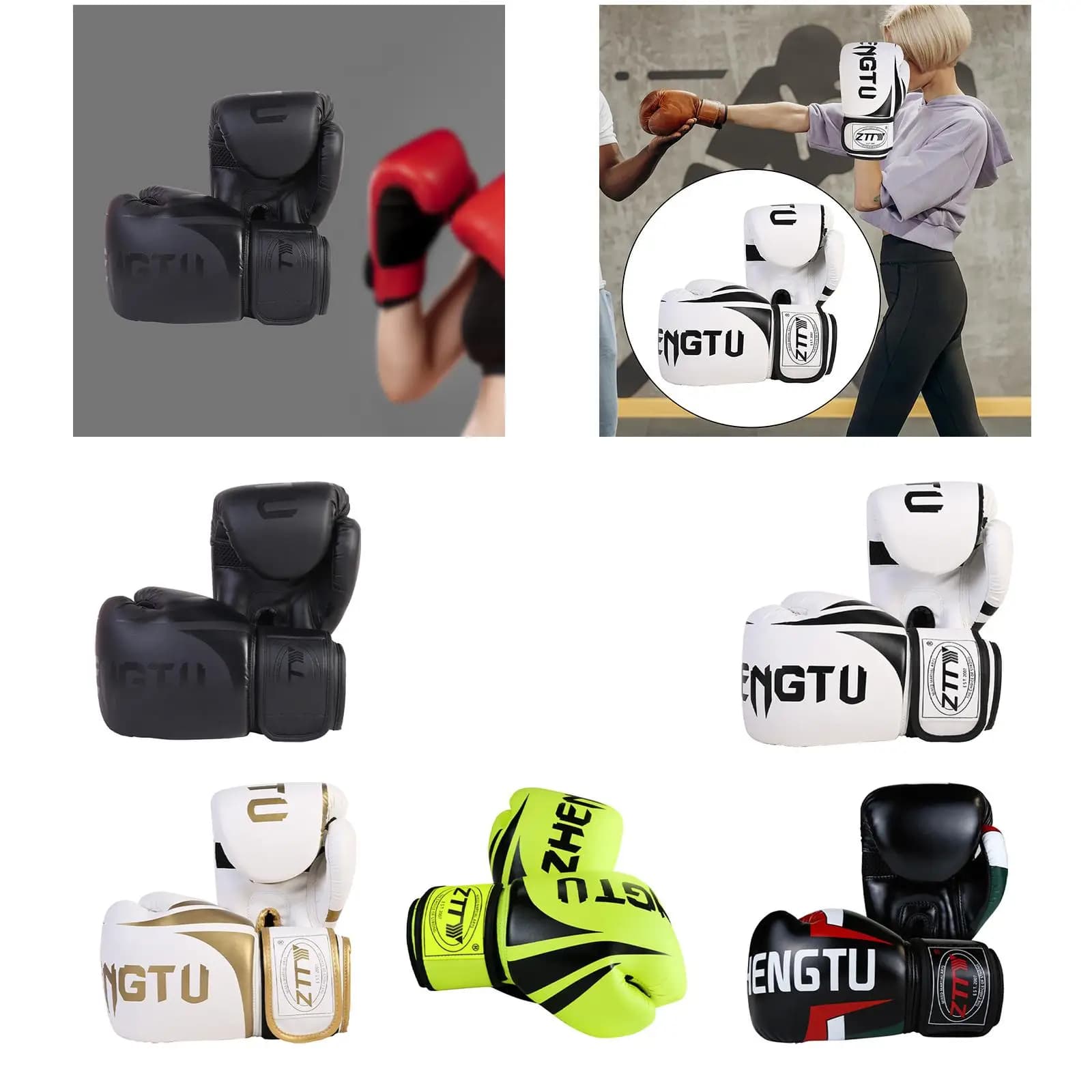 Karate Sparring Boxing Gloves Adult Gloves for Fitness Sparring Pack