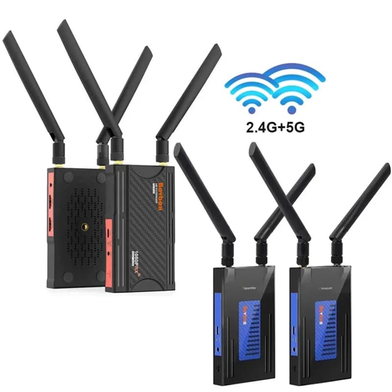 Ricevitore trasmettitore Video Wireless da 200M adattatore Display Mirroring per schermo Extender HDMI per fotocamera DSLR proiettore DVD da PC a TV