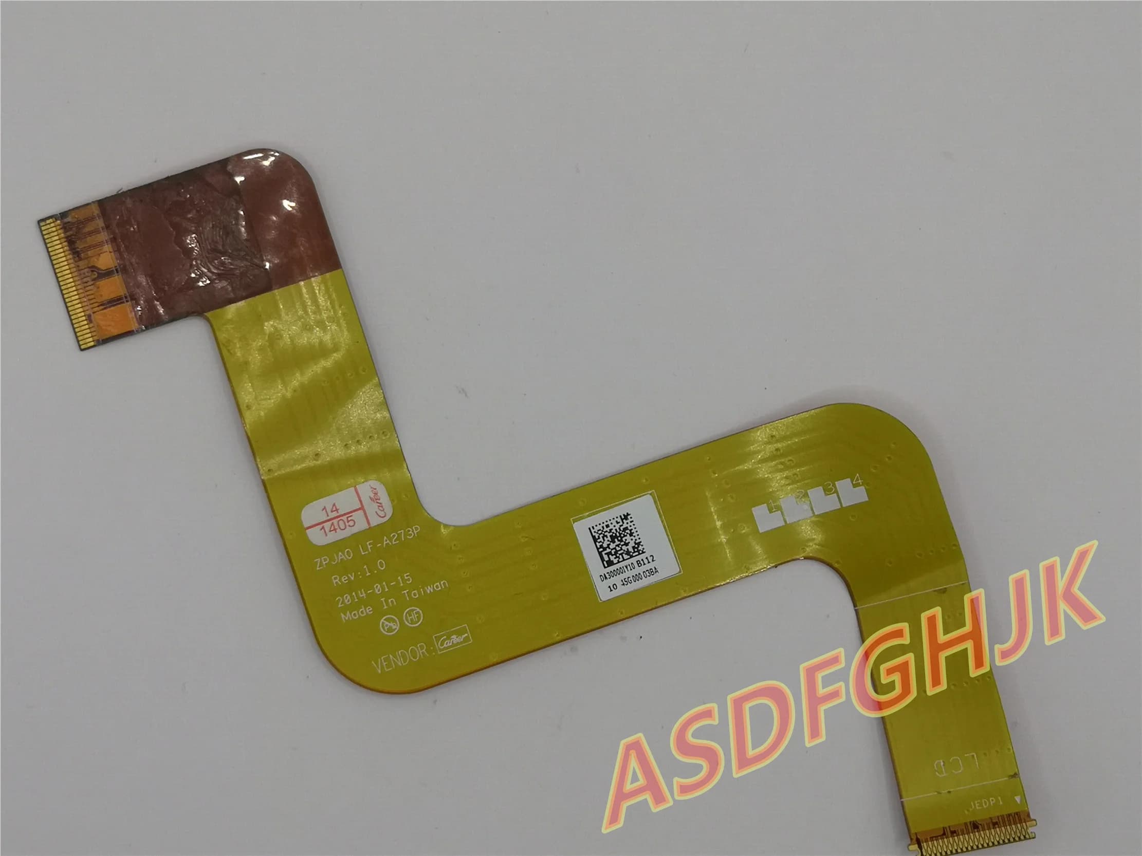 Per HP Elitepad 1000 G2 Tablet Cavo flessibile LCD LF-A273P da 300001 test y10 ok