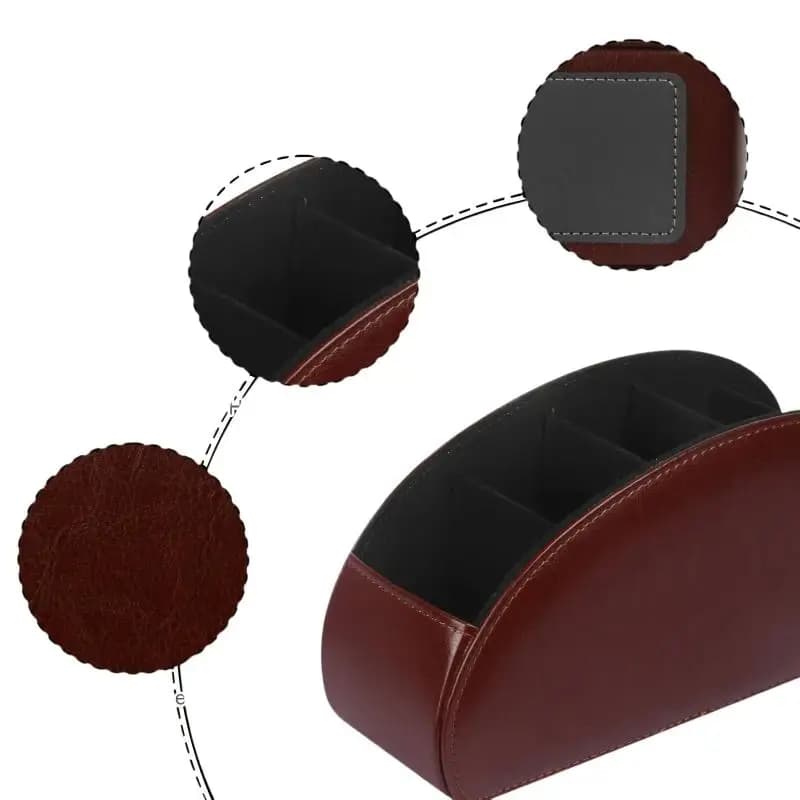 New Remote Control Holder With 5 Compartments Remote Control Box For Desktop Storage Media Player Heater Controllers
