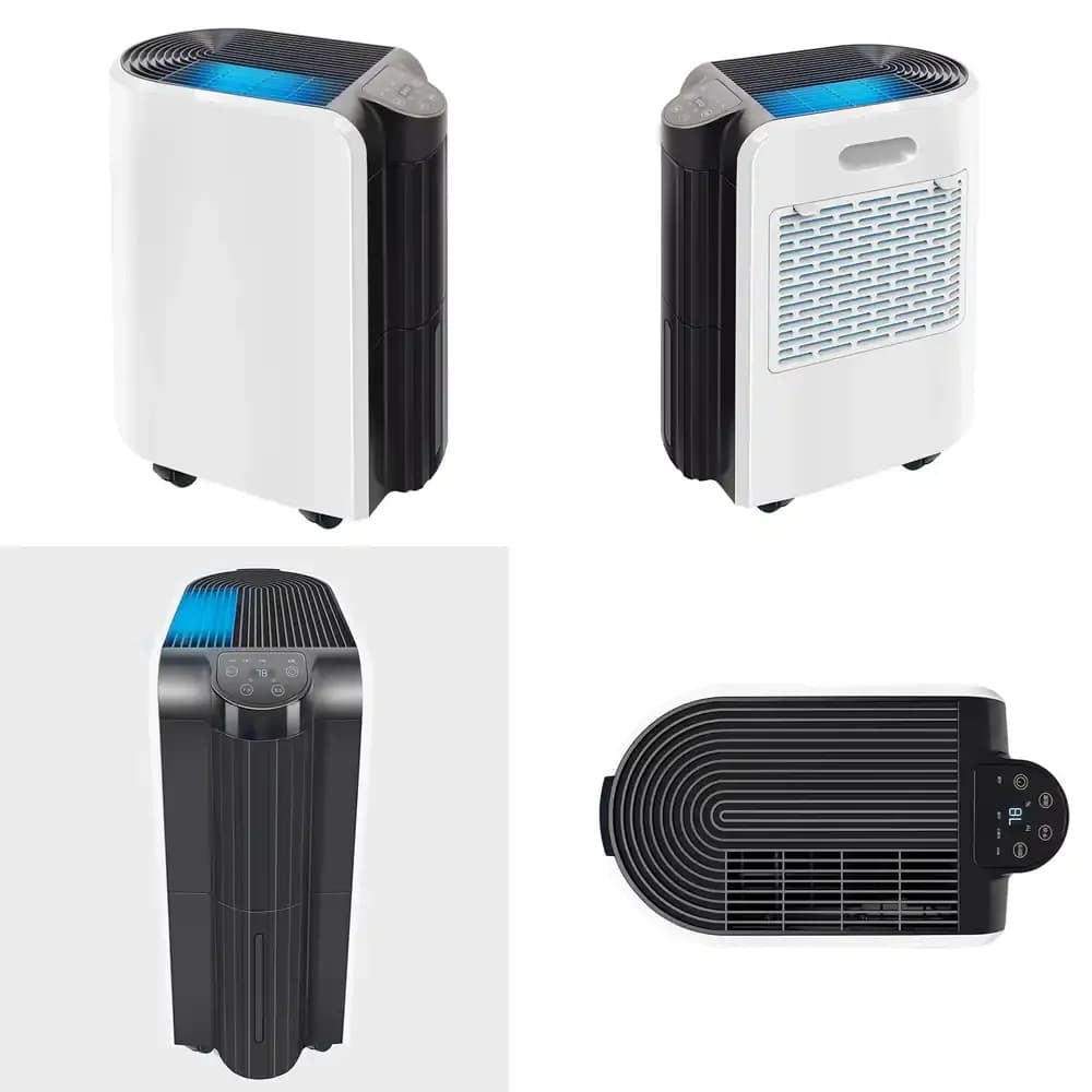 Deumidificatore d'aria da 20L per uso domestico, silenzioso, con serbatoio d'acqua di grandi dimensioni, molto venduto.