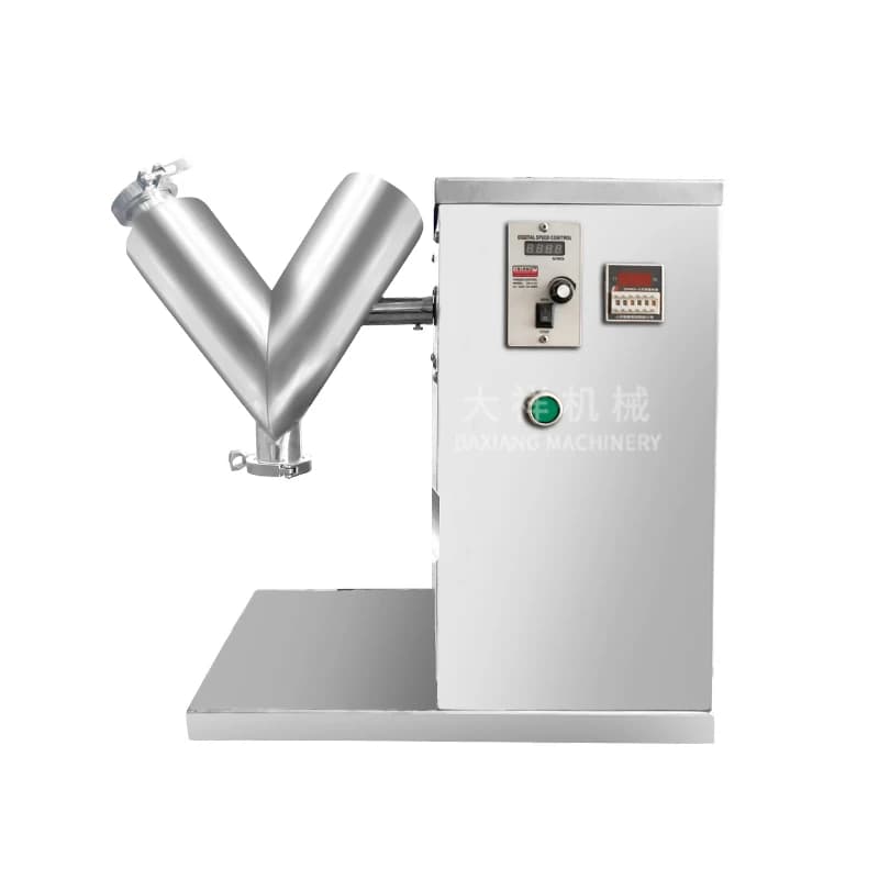 V-3B R&D Lab Fertilizer Milk Washing Additive Powder V Shape Ingredient Mixing Blender Machine