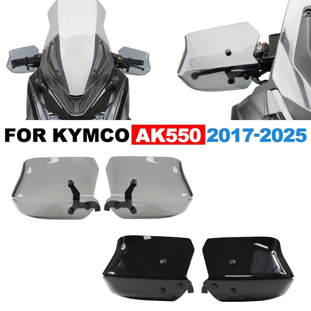 For KYMCO AK550 2017-2025 Motorcycle Handguards Windproof Hand Shields Handguard Hand Bar Protector Wind Deflector Accessories