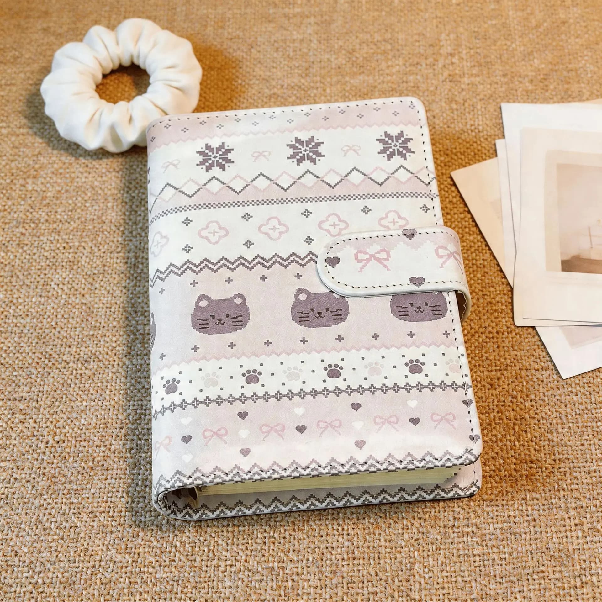 A6 DIY Binder Notebook Cover Diary Photocards Collect Book Diary Agenda Planner Album Stationery