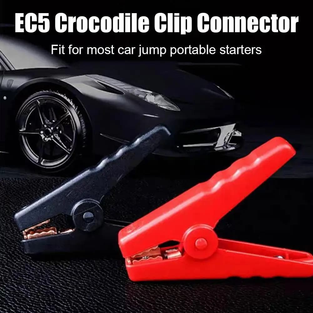Auto Jumper Booster Cavo Clip di Emergenza Batteria Per Auto Intelligente Morsetti A Coccodrillo Rosso-Nero Pinze Per 12V Jump Starter C0J7