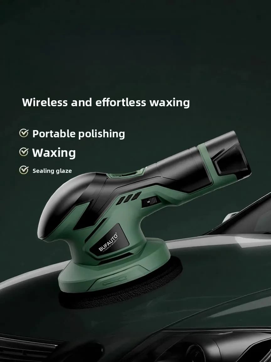Ceratrice wireless batteria al litio DA ricaricabile piccola levigatrice elettrica per lucidatura per pavimenti auto, dettagli auto.