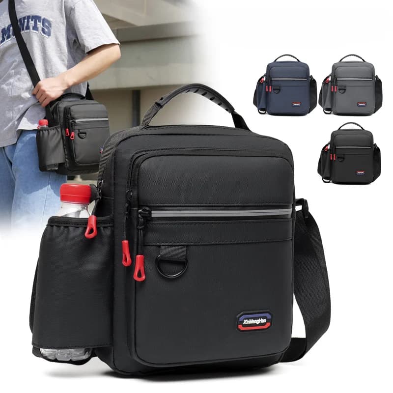 Men's Shoulder Bag Water-proof Oxford Cloth Crossbody Business Men's Travel Portable Casual