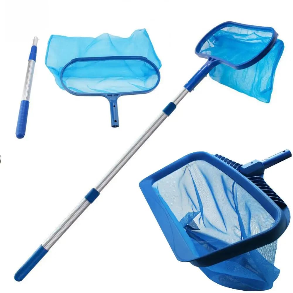 Rete Skimmer per foglie rete professionale per la pulizia della piscina multifunzione portatile pratico e durevole accessori per piscine leggeri