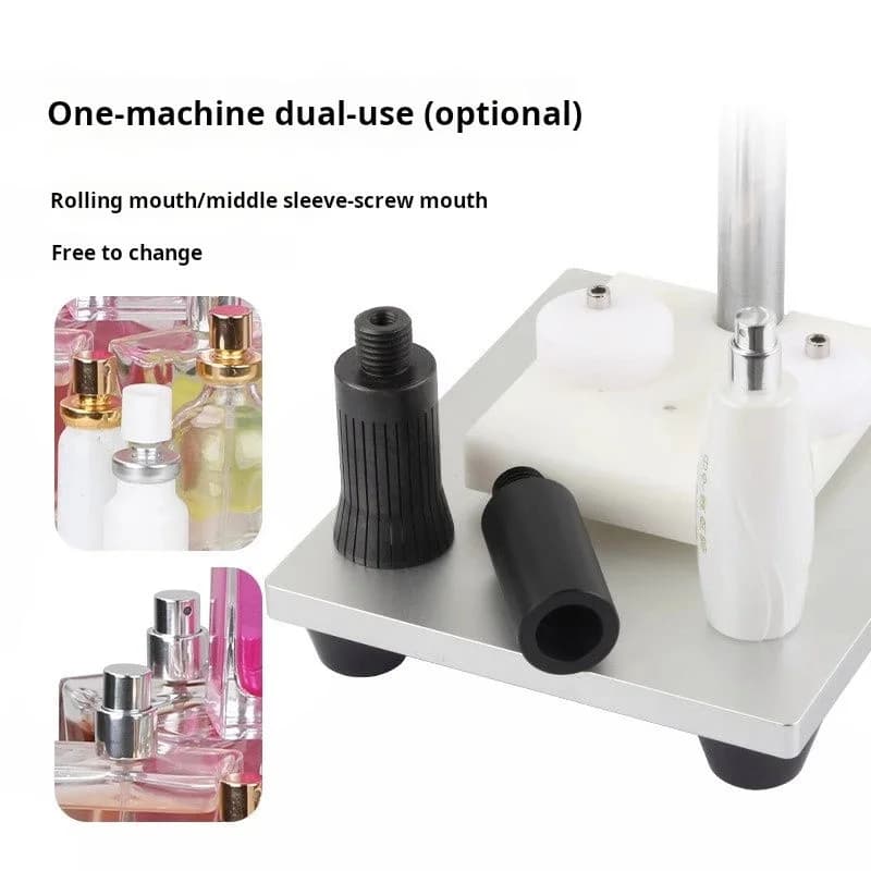 Manual Perfume Bottle Cap Crimping Machine Metal Capper Press Sealer Collar Ring Crimper Capping Machine For Cosmetic 13/15/20mm