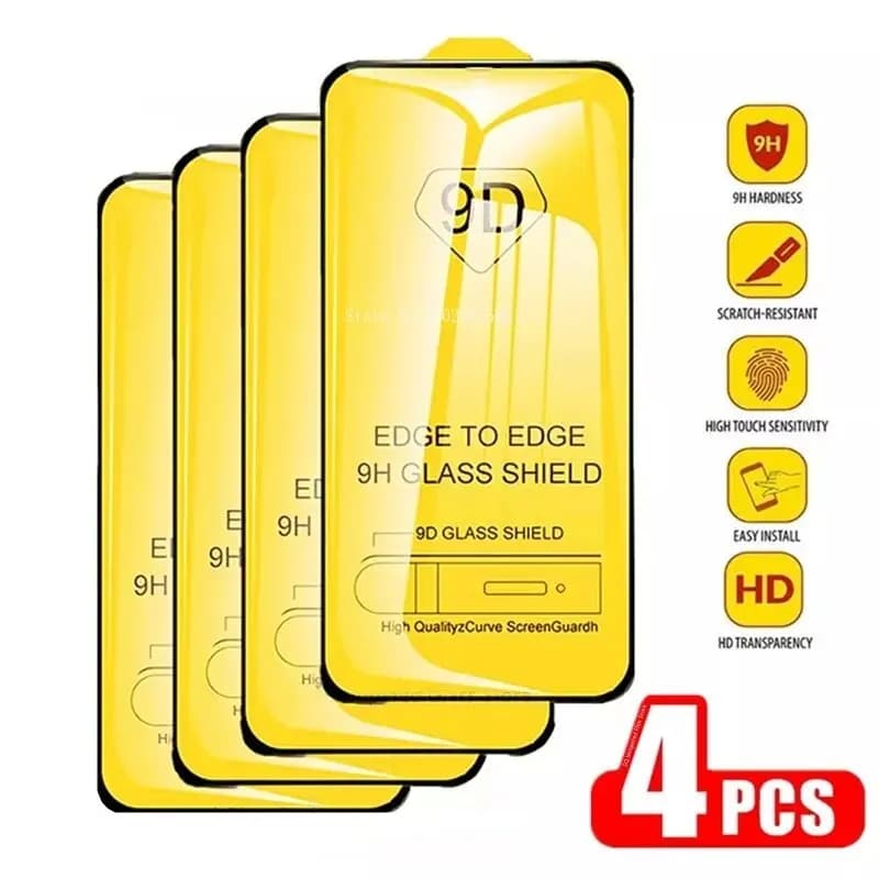 Vetro temperato 9D per Samsung A54 A34 5g A53 A32 A52 A14 A35 A24 A25 A05s Protezione schermo per Galaxy S23 S24 Ultra S20 S21 FE