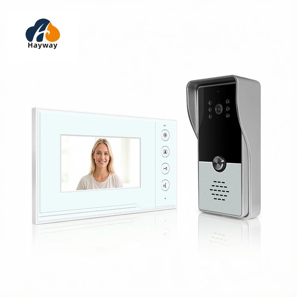 Hayway 1080P videocitofono Tuya Smart Home videocamera per campanello per appartamento IPS Full Touch Monitor supporto rilevamento del movimento