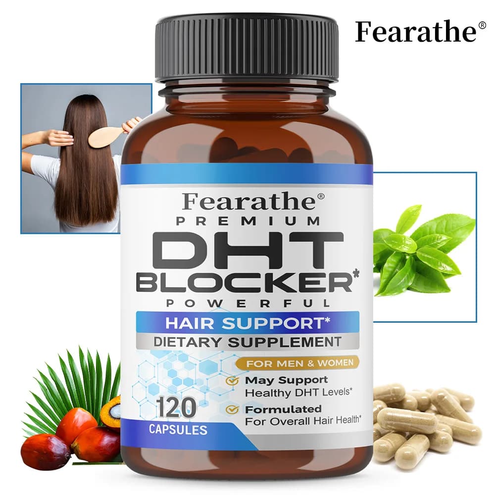 DHT Blocker Integrator for Hair Growth - Saw Palmetto + Vitamins for Hair - Supports Health Growth and Thick and Strong Hair