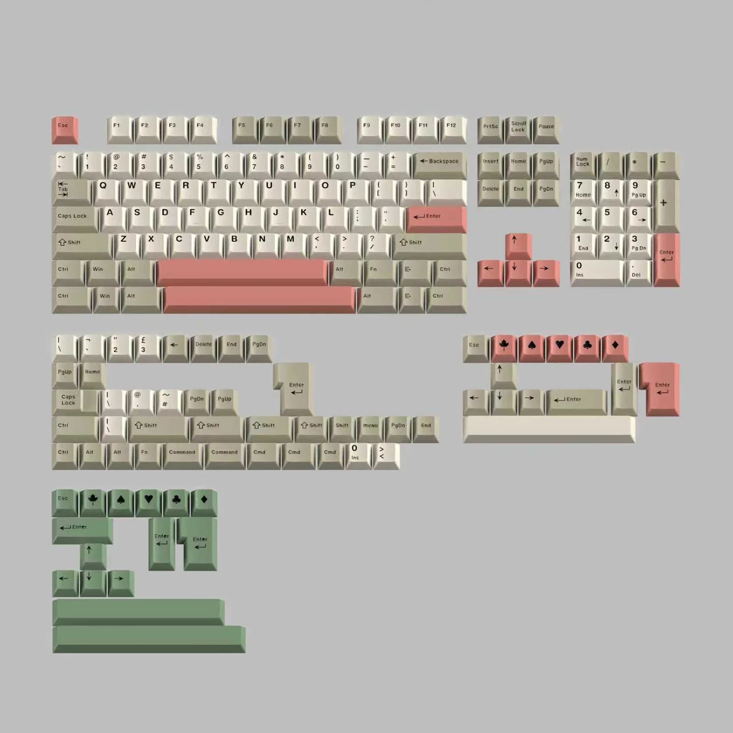 GMK 9009 Copritasti Cherry Profilo DOUBLE SHOT Keycap Per Interruttori MX 6 68 75 84 87 96 98 104 108 Tastiere Meccaniche
