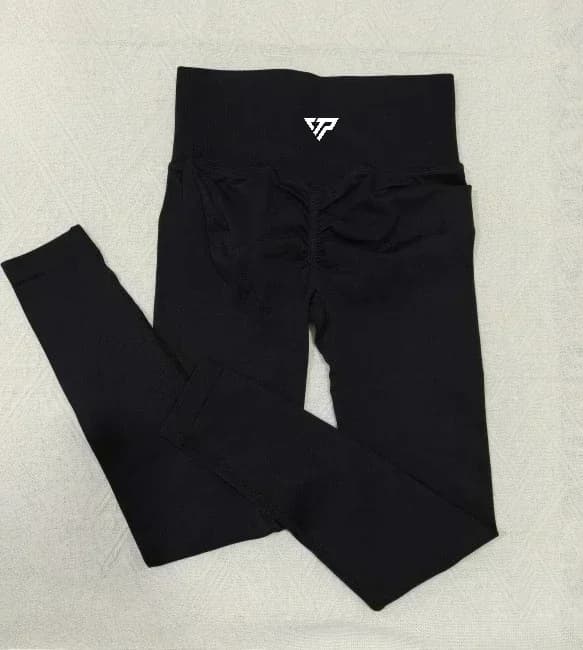 KEEP THAT PUMP Leggings da donna senza cuciture, a vita alta, modellanti, con pieghe sui fianchi e effetto scrunch sui glutei, per fitness, palestra, yoga e ciclismo