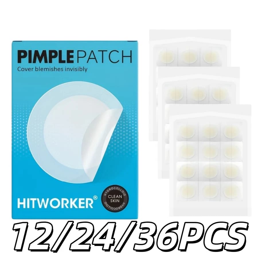 12/24/36 pieces of Tea Tree essential oil anti-acne hydrogel patches, suitable for all skin types