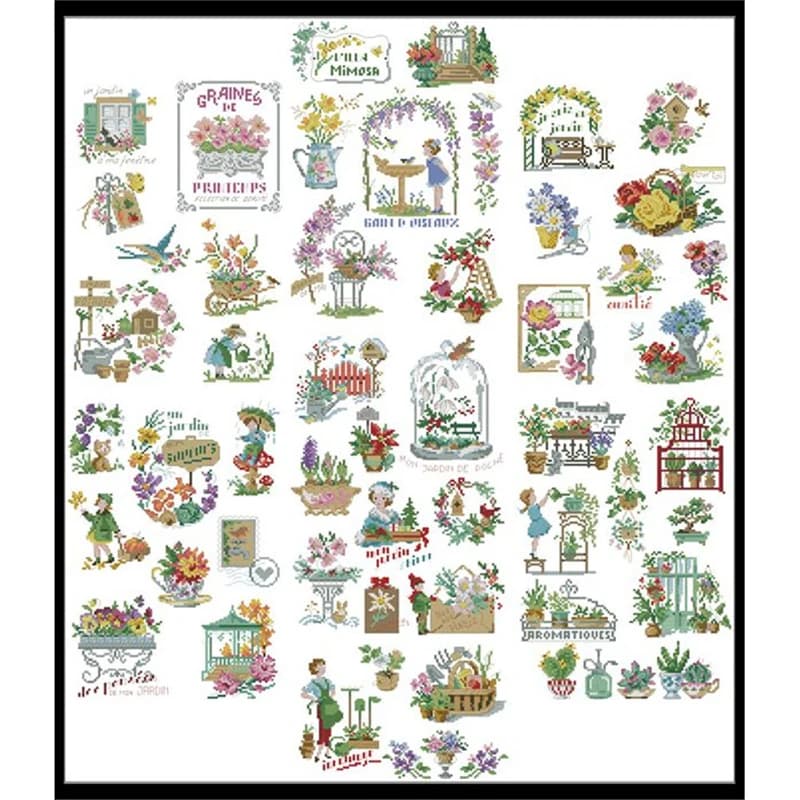 ZZ4616 For Needlework Kit NOT PRINTED Cross stich Painting Set Cross Stitch Kits Cross-stitch Embroidery Set Stitch Kits Cross