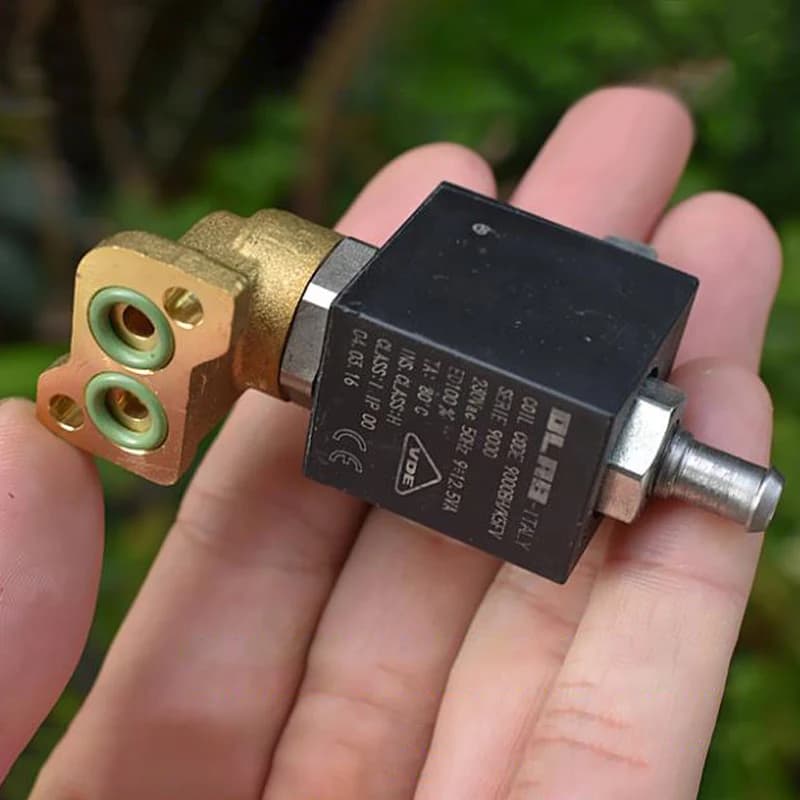 Valvola Solenoide Elettrica in Ottone a 2 Posizioni e 3 Vie 9000BH AC230V, Tipo Normalmente Chiuso, per Macchina da Caffè, Vapore e Acqua Calda
