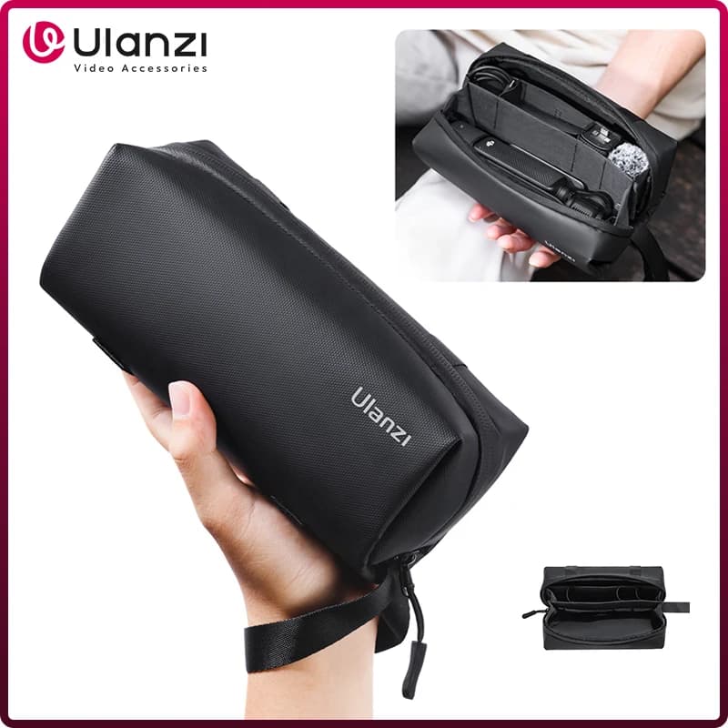 Ulanzi PK-04 Borsa da trasporto per DJI Osmo Pocket 3 Scatola protettiva da viaggio Custodia protettiva per fotografia con stabilizzatore cardanico portatile
