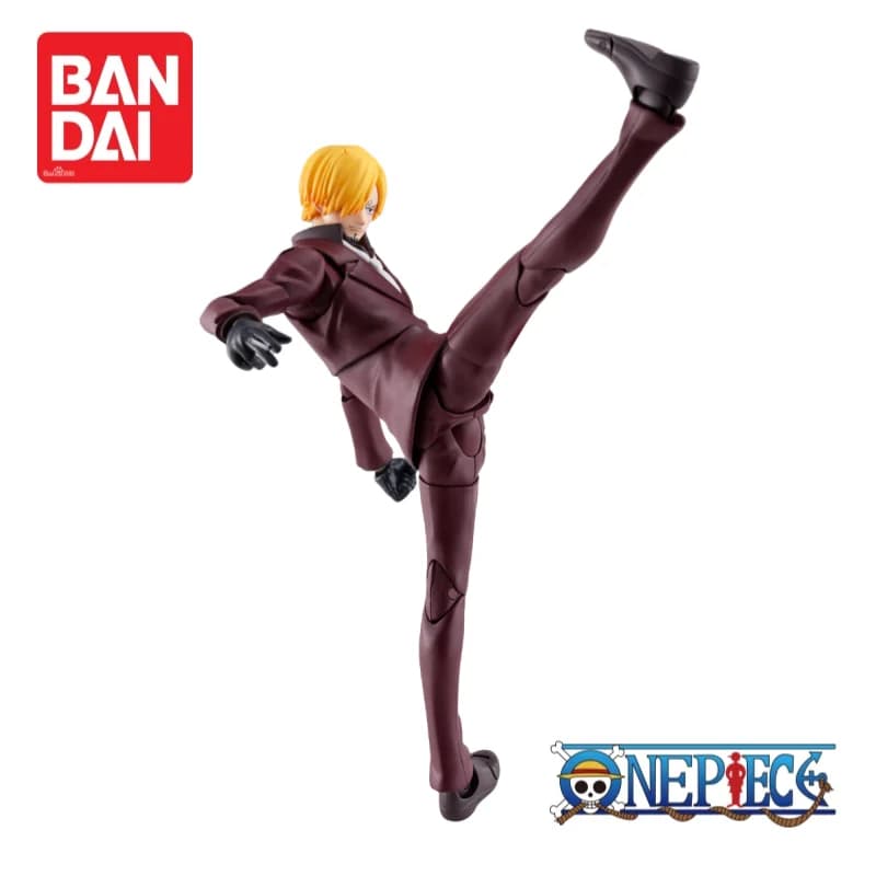 Bandai One Piece Figurine 100% Genuino Sanji Originale In Magazzino Modello Action Figure Anime Merce Regali di Festa Ornamenti