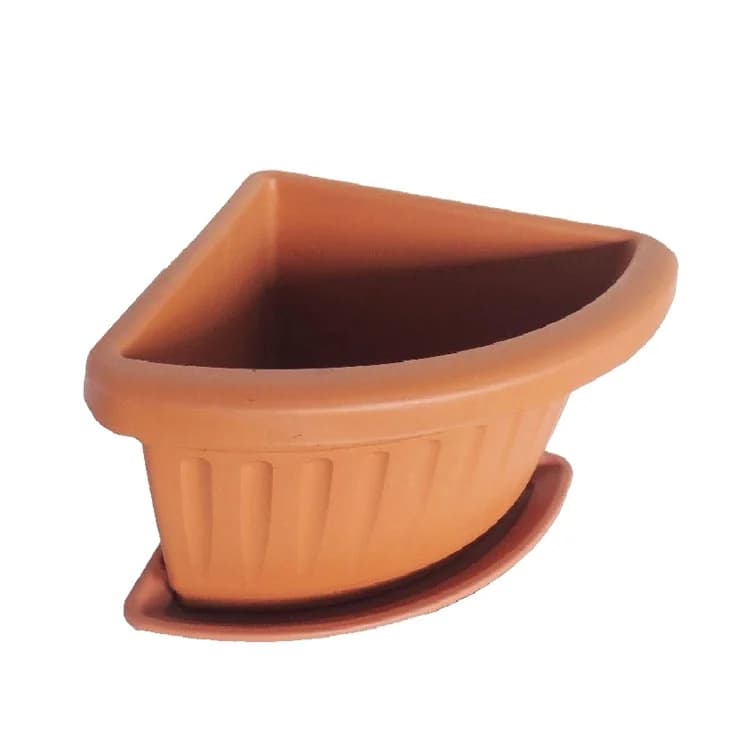 Stampo in gomma per vasi da fiori, stampo per cubetti di ghiaccio decorativi, stampo per vasi in gesso a forma di fiore per esterni