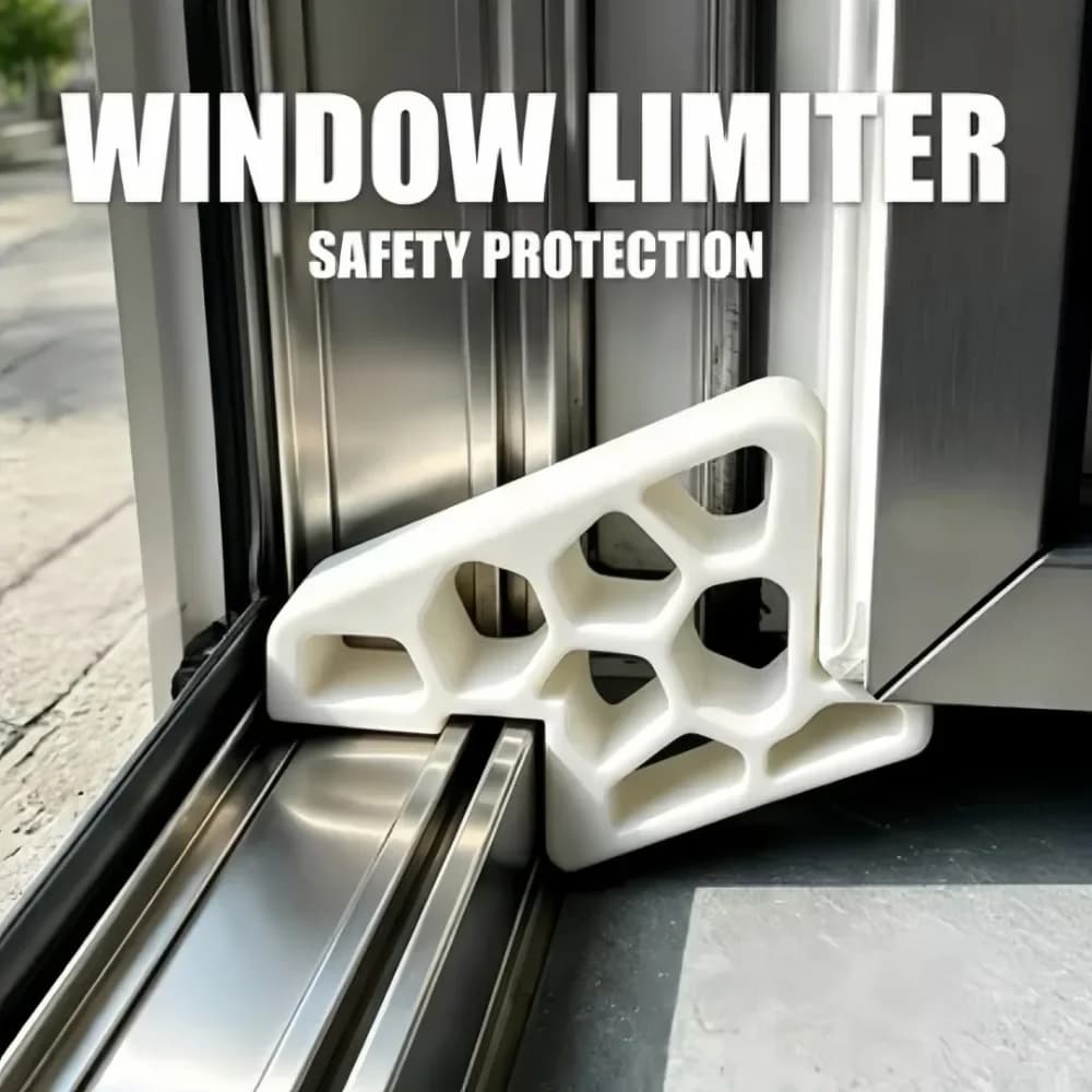 1/3/5pcs Door Stopper Plastic Anti-Slip Window Stopper Multi-use Easy Installation Track Stopper Balcony Doors Safety Restrictor