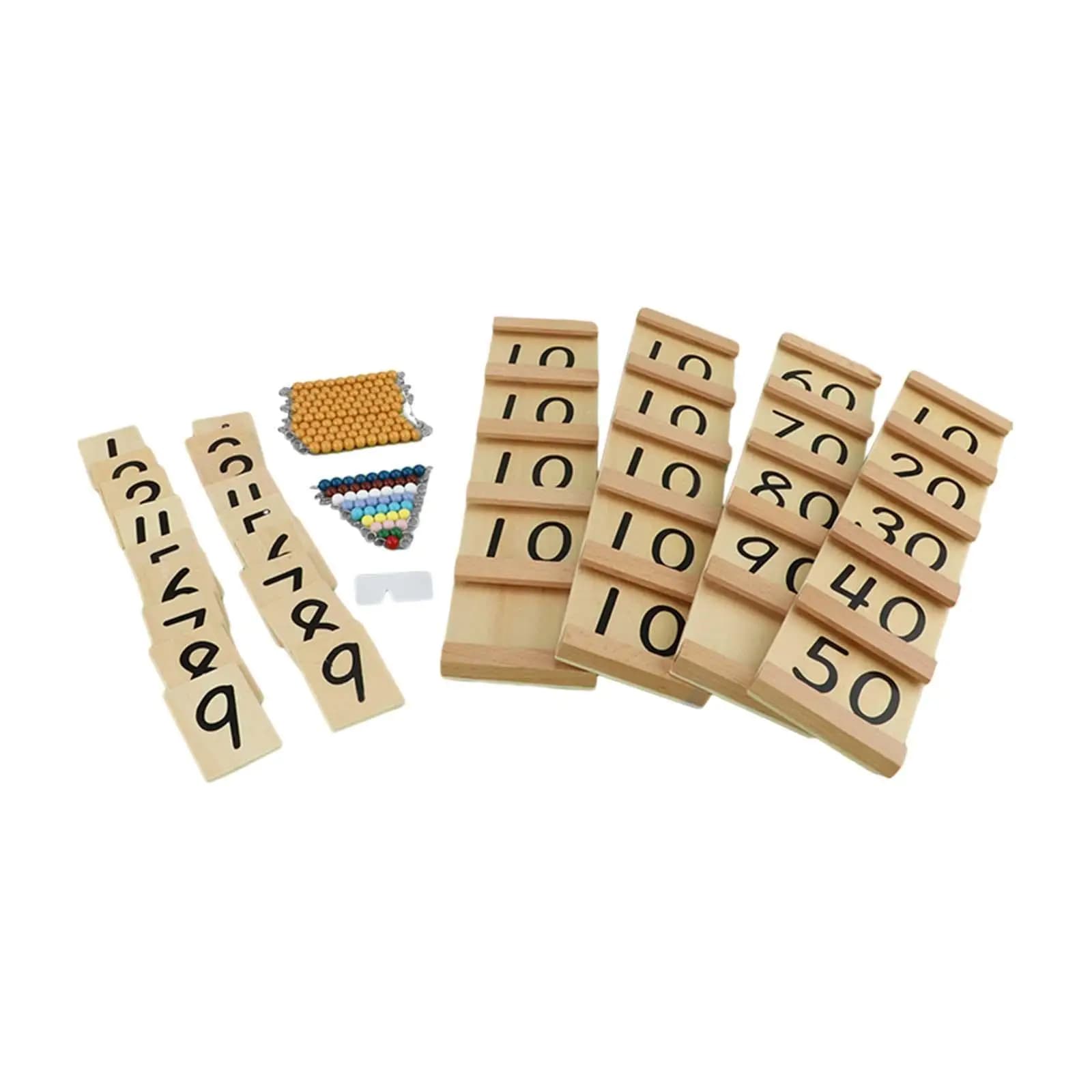 Matematica Giocattolo Materiali Numeri Apprendimento Numero Blocchi Giocattoli di legno Conteggio Giocattolo per Ragazzi Ragazze Età 3 ~ 8 Bambini Regalo di compleanno per bambini