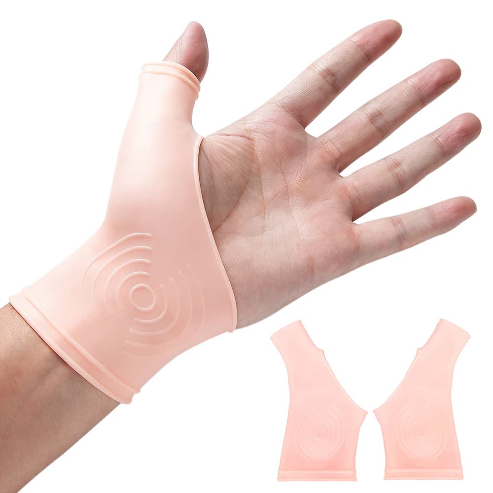 1 paio di guanti di supporto per il polso in gel - Stabilizzatori per polso e pollice, sollievo rapido da sindrome del tunnel carpale, reumatismo, tenosinovite