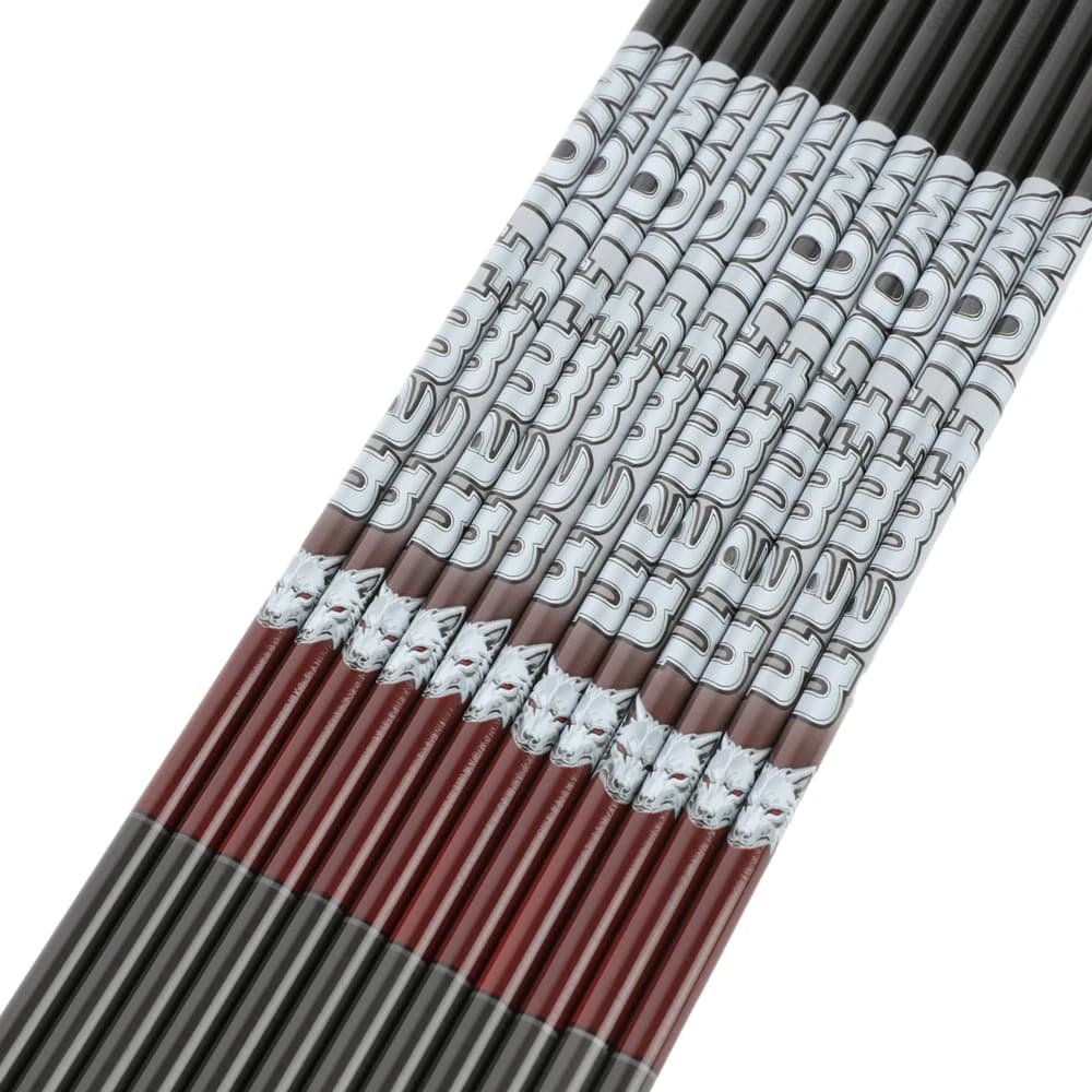 Asta per Freccia in Carbonio Puro da 31 Pollici SP300 400 500 600 ID6.0mm, Asta Fai-da-te per Tiro con l'Arco, Pratica di Tiro, Caccia e Bersaglio, 6/12 Pezzi