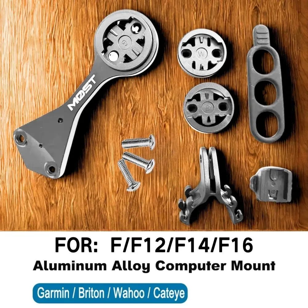 For DM F12/F14/F16 Road Bicycle Handle Computer Mount Suitable Stand Garmin/Briton/Wahoo CNC Machining Aluminum Computer Stand