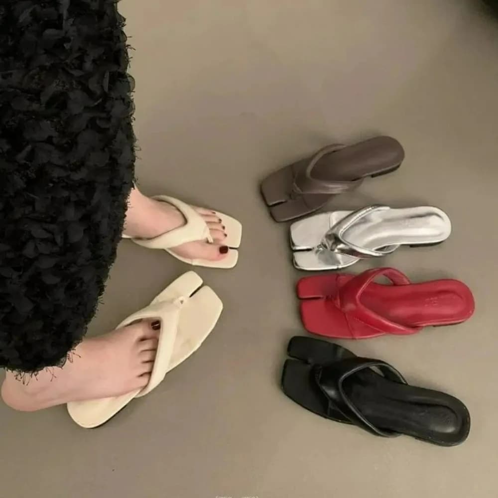 Scarpe Casual Estive da Donna, Ciabatte Comode con Punta Aperta, Suola Morbida, Infradito da Spiaggia