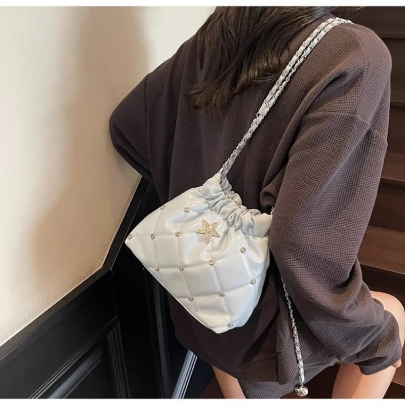Borsa da Donna Classica ed Elegante di Alta Gamma, Lussuosa in Pelle, Vintage, Casual, Semplice, Trendy, Design Parigino