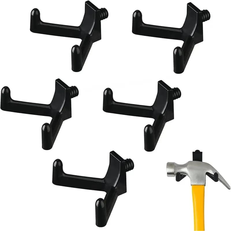 【PRICE-DROP!】 Appendiabiti a doppia testa-5 ganci per attrezzi per organizer da parete Suncast-Essential per pale, kit di accessori per rastrelli