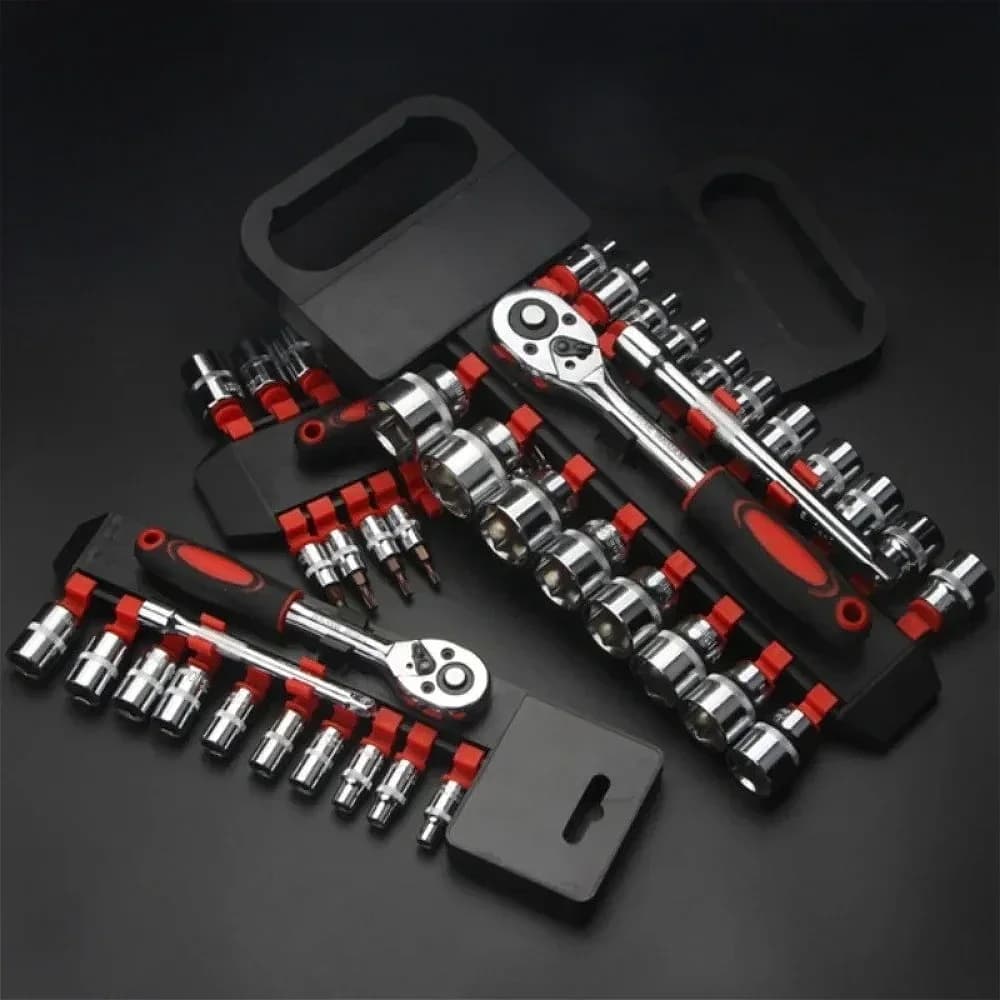 Set di 12 Pezzi Chiavi a Bussola, Attrezzi per Riparazione Moto, Biciclette, Auto, Barche, Kit Multiuso per Bici