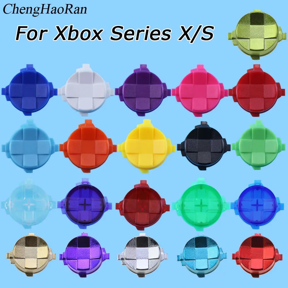 1PCS Per Xbox Serie X/S Plastica Cromata D-pad Azione Pulsante Croce Dpad Direzione Chiave Controller Accessori Per Xbox Serie SX