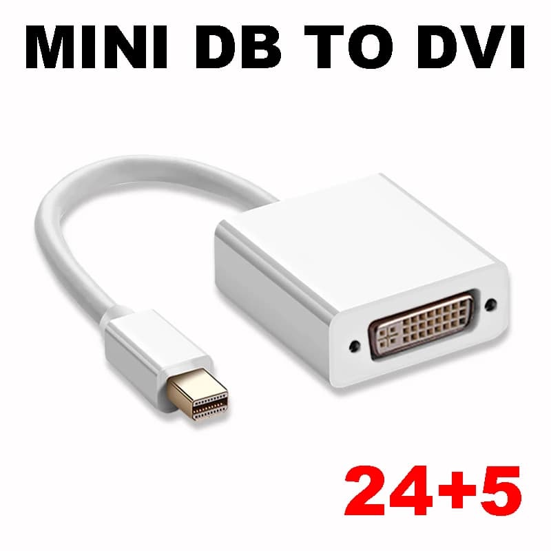 Per MacBook Air Pro iMac Mac Thunderbolt DisplayPort Display Port Mini DP A DVI Cavo Adattatore 1080P HDTV Monitor Proiettore TV