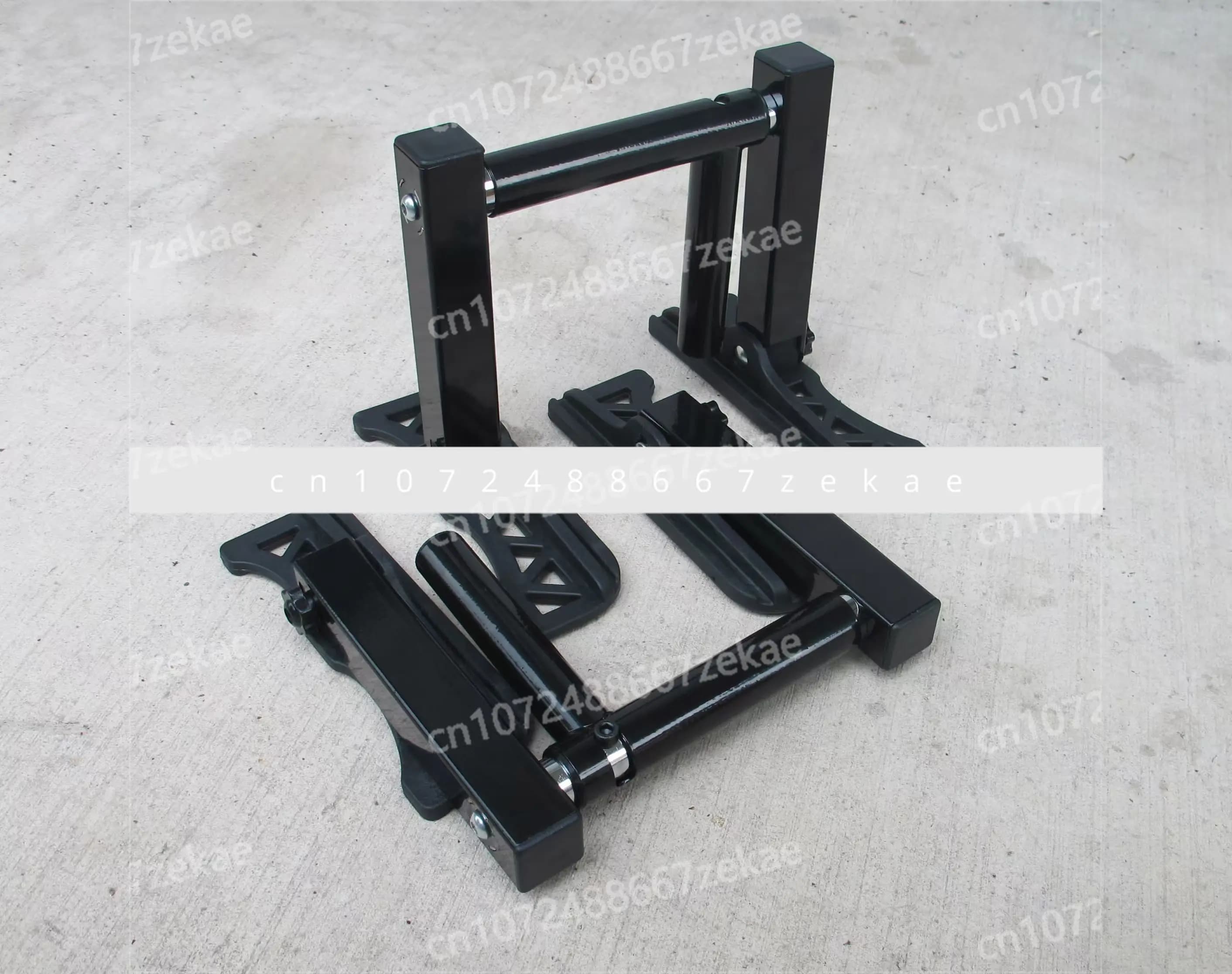 Door frame with puller, parallel rod, instrument panel, folding horizontal bar, multifunction push up bracket on the car door