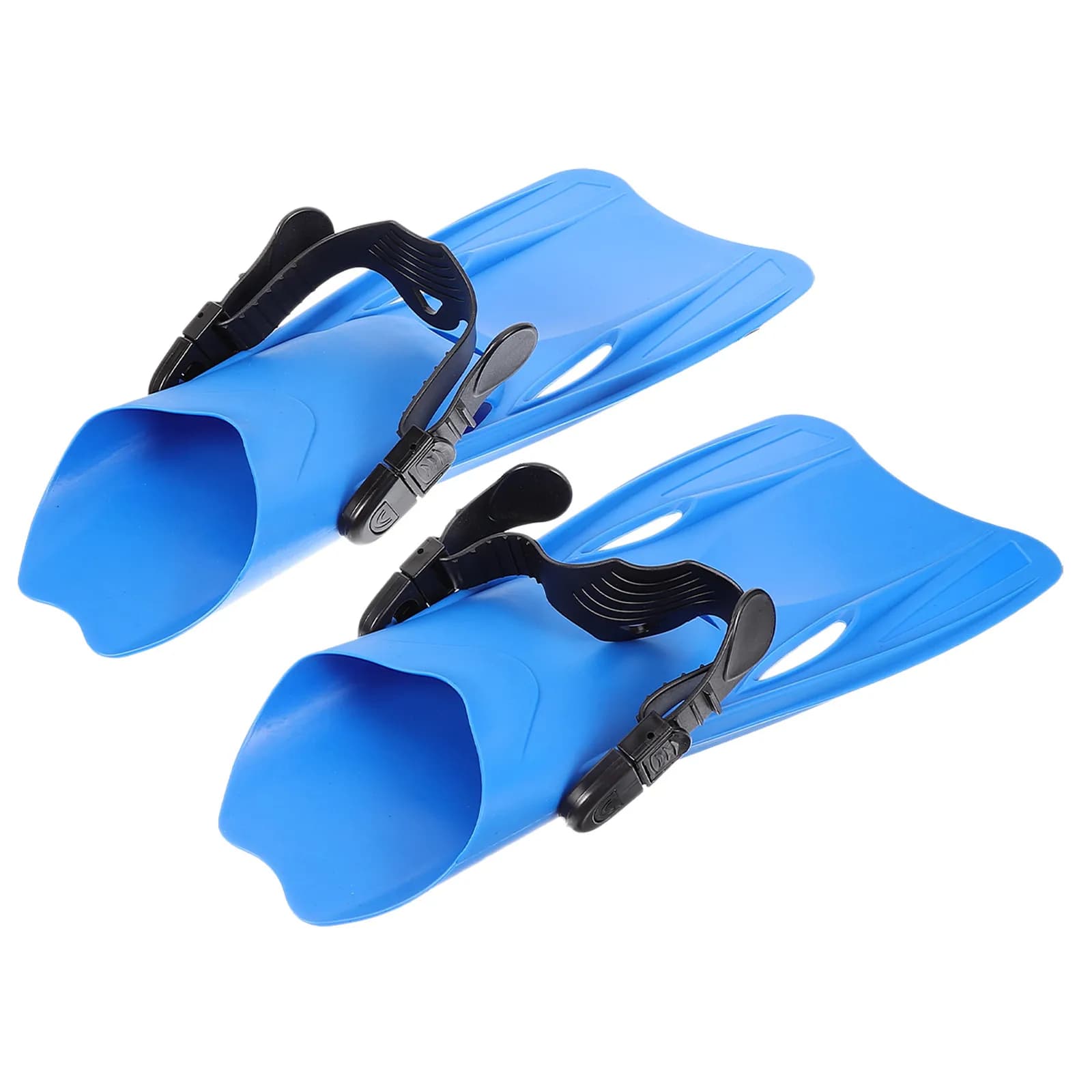 1 pair of vibrant and lightweight fins, adjustable for adults, for snorkeling, swimming pool, sea, swimming training