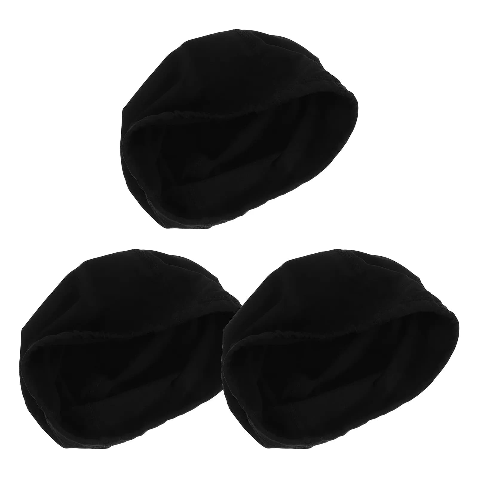 3 Pieces Swimwear in Unisex Polyester at Rapid Drying, Elasticized, for Long Hair, Ideal for Swimming