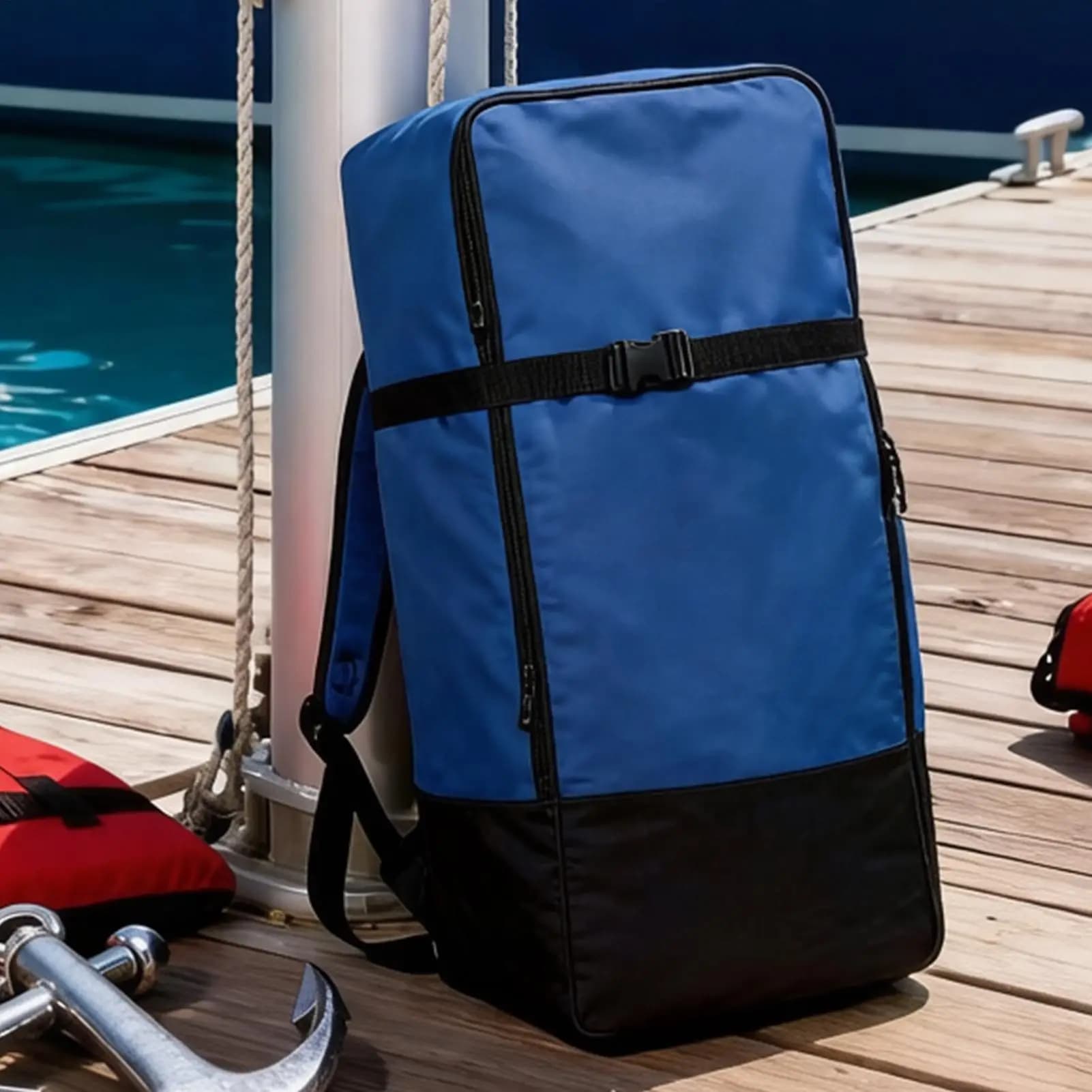 Waterproof Paddle Board Bag Large Capacity Backpack With Padded Straps Storage Carry Case For SUPs Surfboard Kayak Gear Travel