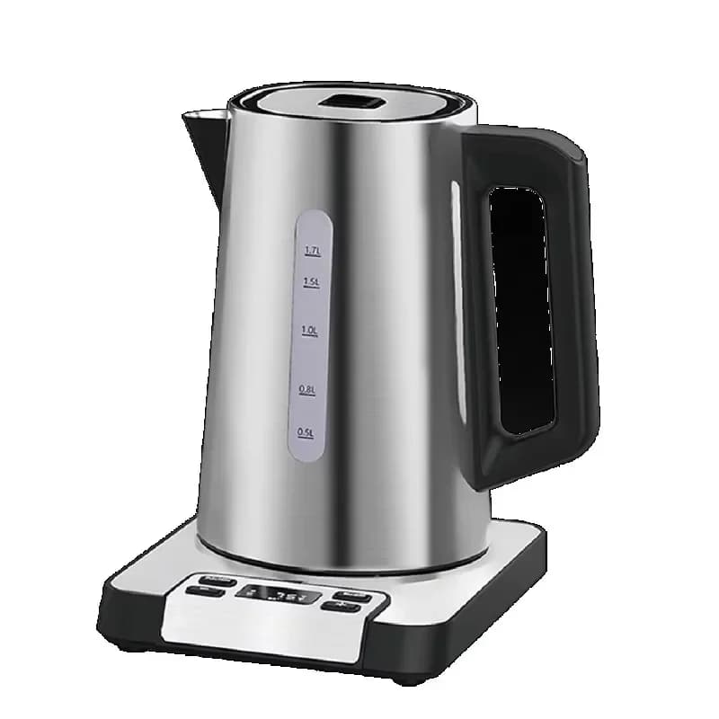 New High Quality 220V Fast Boiling Temperature Control Electric Stainless Steel Boiling Water Kettle