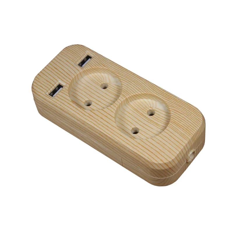 USB extension Socket charger Double USB Port 5V 2A Usb wood tree color high quality usb outlet FZ-01 enchufe pared