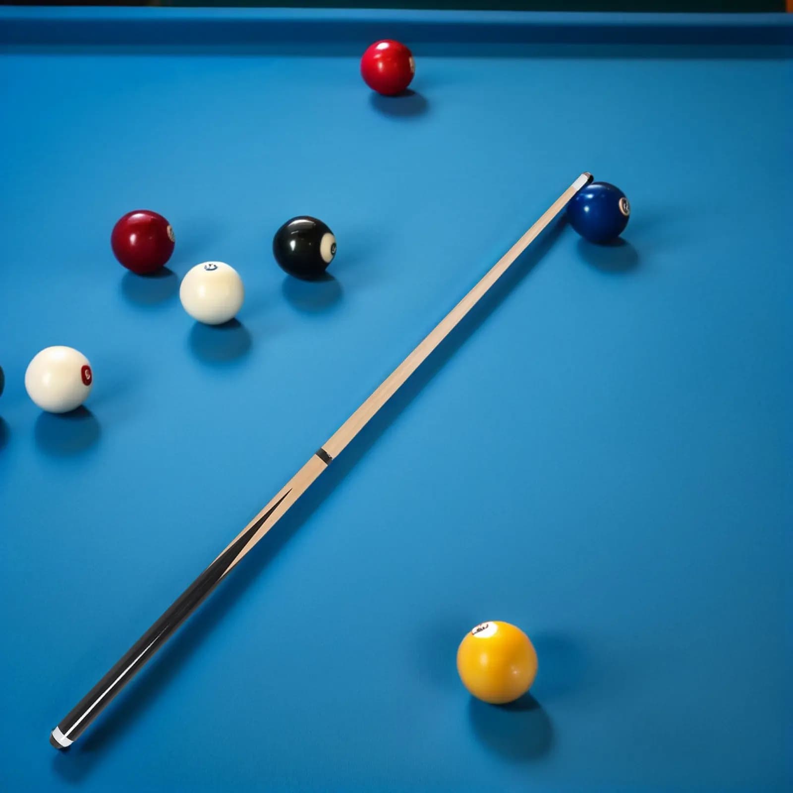 Childrens Billiards Cue Stick 92Cm Short Portable Wood Pool Cue for Lightweight Billiard Cues Pool Stick Home Bar Use