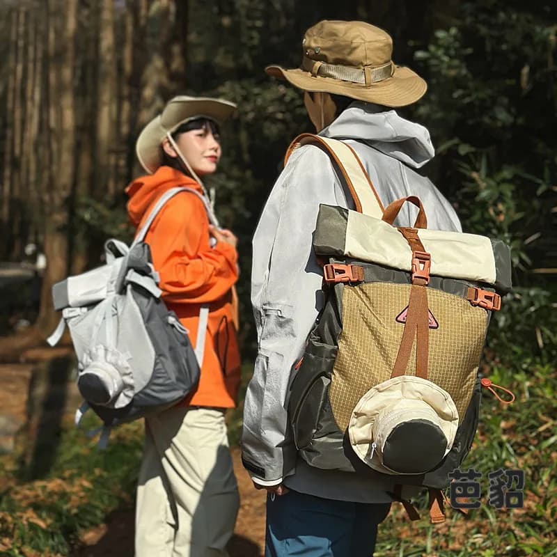 Women's Lightweight Hiking Backpack Outdoor Camping Travel Durable Water Resistant Dual Shoulder Bag Large Capacity Mountain ...