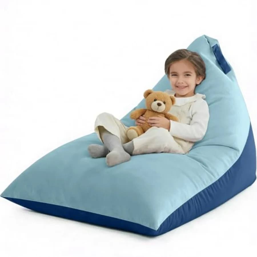 Copertura per Poltrona Sacco Portaoggetti per Peluche, Senza Imbottitura, 400L Extra Large in Velluto Premium, Lavabile Ultra Morbida