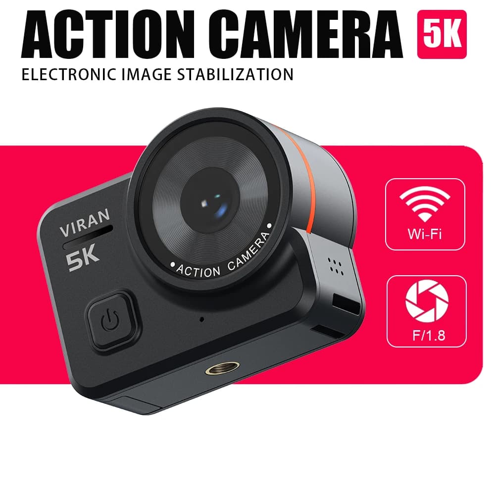 Action Camera 5K camera for bicycle Electronic Stabilizer Action cam WiFi 4k Sports Camera Helmet Camera for go pro